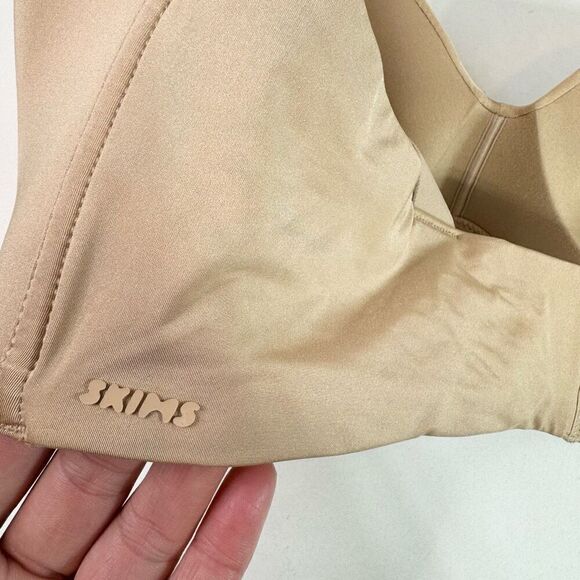 SKIMS Bra Womens Size 42DDDS Tan Clay Lightly Lined Seamless Push-Up NWT Innerwe - Picture 6 of 8